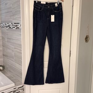 Judy Blue Indigo Denim Jeans flare leg ultra stretchy